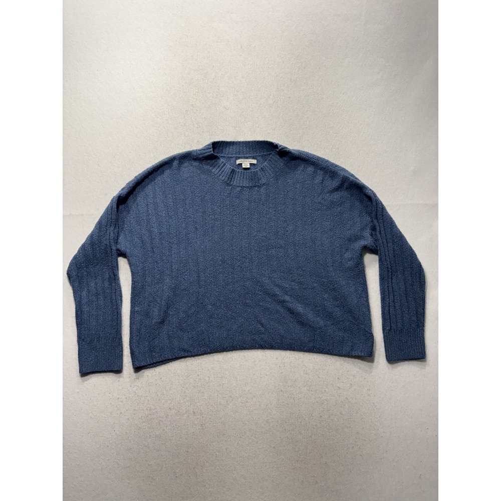American Eagle Outfitters Sweater Womens Medium Blue Crew Long Sleeve Pullover